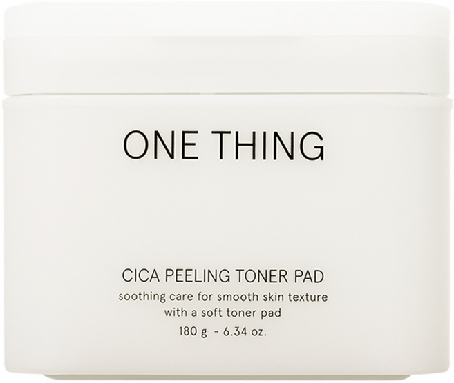 ONE THING CICA 煥膚化妝棉片, 65片, 1個