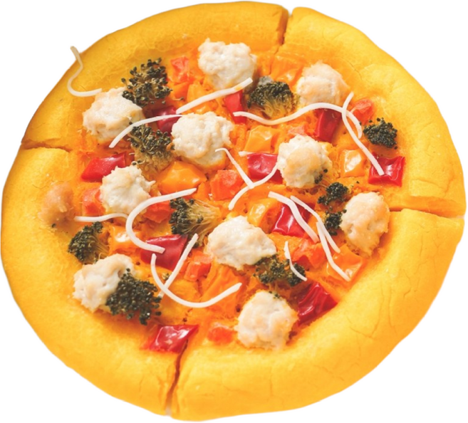 까까묵자 수제간식 멍피자 멍치킨, 300g, 1개, 멍피자 한판