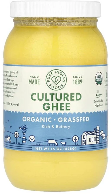 [1+1] 퓨어인디언푸드 방목 & 유기농 발효 기버터 425g / 해외직구 미국정품, 2개 - 쿠팡