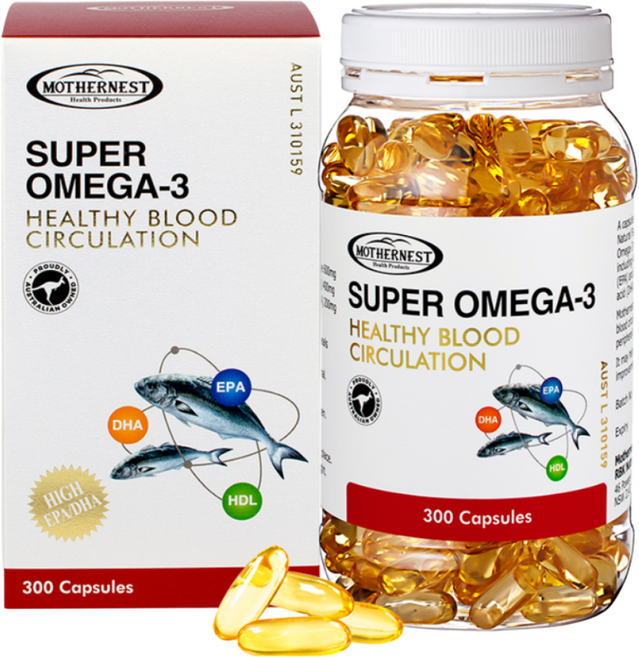 마더네스트 호주 슈퍼 오메가3 1000mg 300캡슐, 1개, 300정