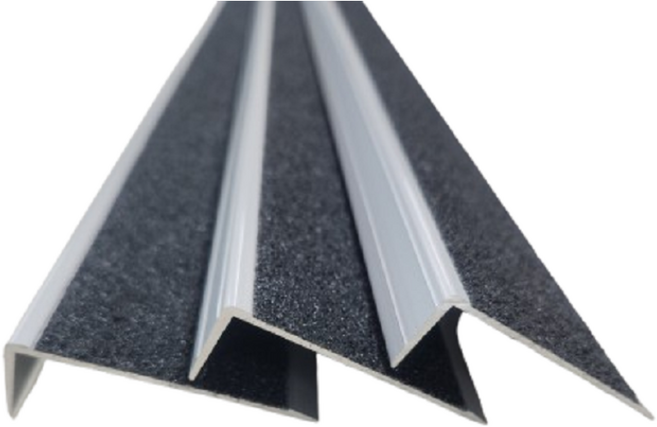 계단미끄럼방지논슬립 회색, 3개, 검정