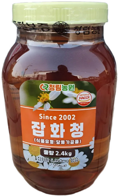 청림 잡화청, 4개, 2.4kg