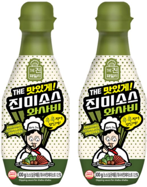 진패밀리 진미소스 와사비, 300g, 2개