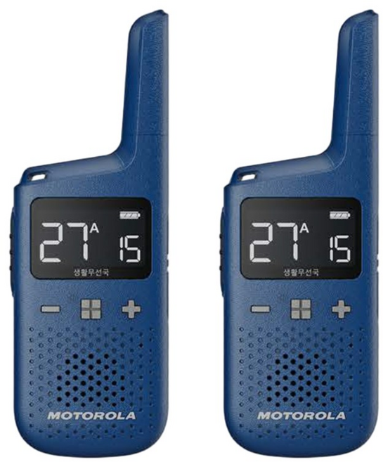 [거성통신] 모토로라 디지털 생활무전기 T39D 블루, 2개