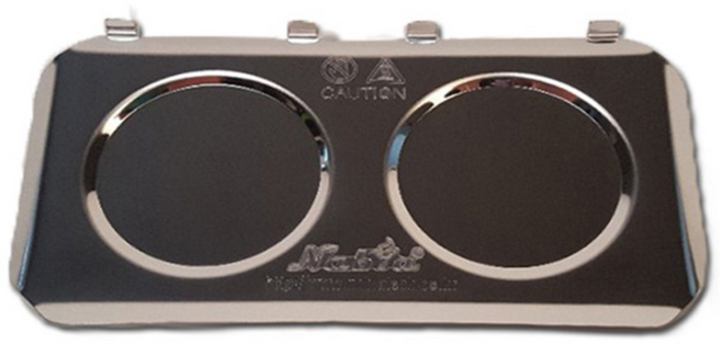 나비아 낚시 캠핑난로 SGH-100 트윈버너 가스통, 3.열차단판