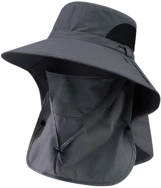 다나몰 등산모자 벙거지모자 버킷햇 캠핑 낚시 자외선차단, 다크그레이