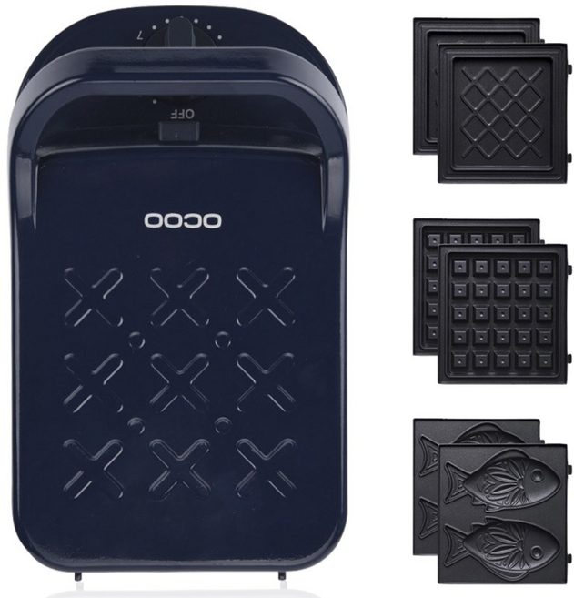 오쿠 샌드위치 와플메이커 네이비, OCP-SM187B