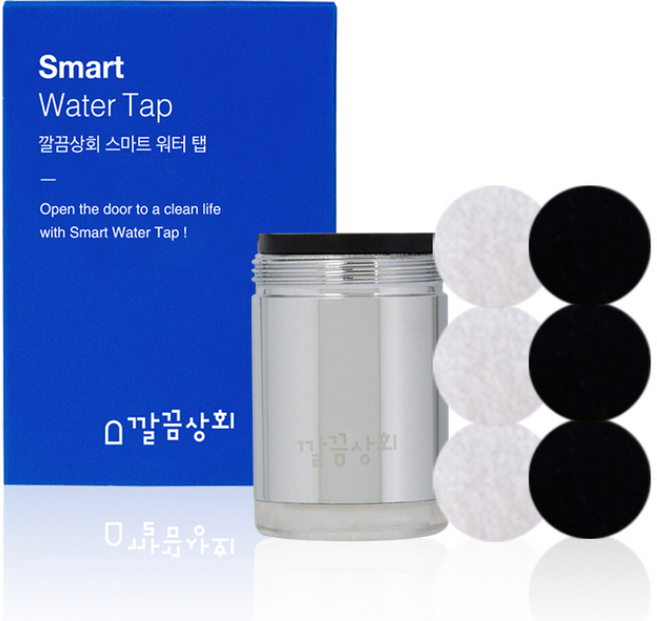 깔끔상회 세면대 필터 스마트워터탭 수도꼭지+필터 3P 세트, 1개