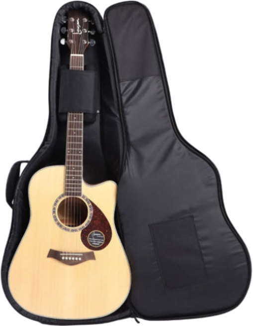 일렉 기타 가방 전자 포크 어쿠스틱 클래식 케이스, 1개