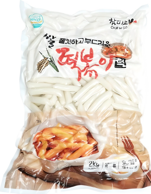 참미소떡볶이 신당동 떡볶이떡, 2kg, 2개