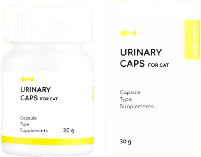 본아페티 고양이 캡슐 기능성 영양제, 60정, 유리너리+결석, 1개 - 쿠팡