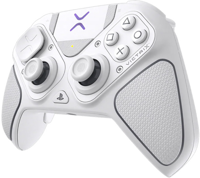 터틀비치 뉴 빅트릭스 프로 Victrix Pro BFG 리로디드 화이트 PS & PC 무선 컨트롤러 게임패드 홀이펙트, 1개, TBC-3101-15