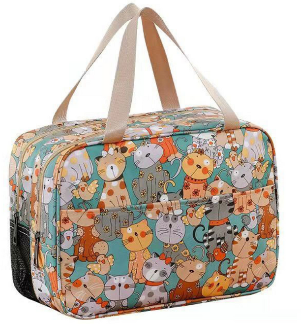 킴스브로 물빠지는 메쉬 목욕가방 비치백 수영가방, 민트