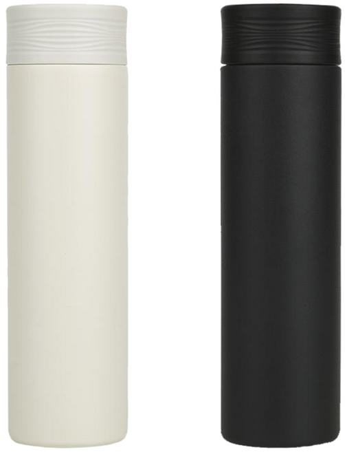 포피스 슬림 텀블러 500ml 블랙 스텐 보온 보냉, 1개