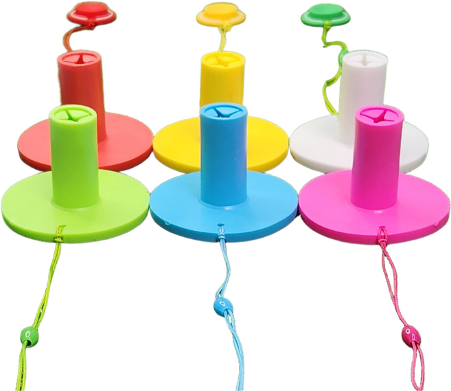 [아이언티샷] 동계 골프 고무 동계티 롱티 숏티 티꽂이 6P, 1세트