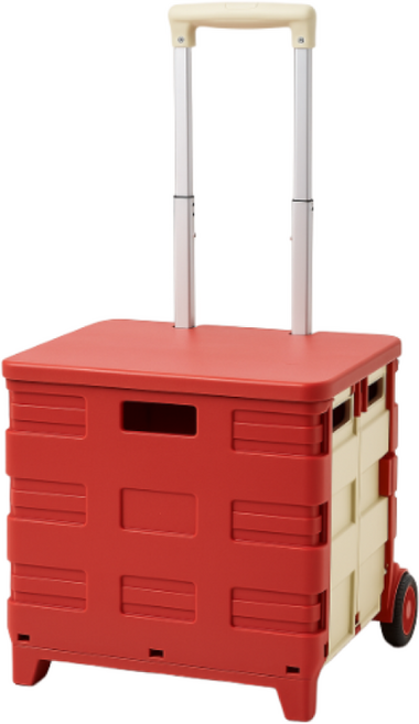 폴딩카트 접이식카트 코카콜라 핸드카트 손수레, 1개, 레드