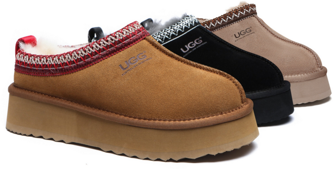 24년 호주정품 에버 AS UGG 벤터스 플랫폼 통굽 4cm 어그슬리퍼 양털 어그슬립온 AS2053 [호주직배송]