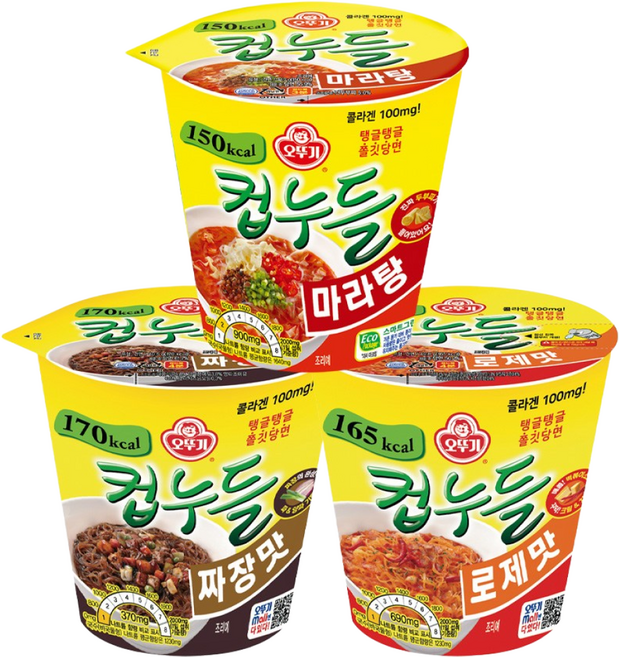 오뚜기 컵누들 마라탕6개+ 로제맛6개+ 짜장맛6개, 1개