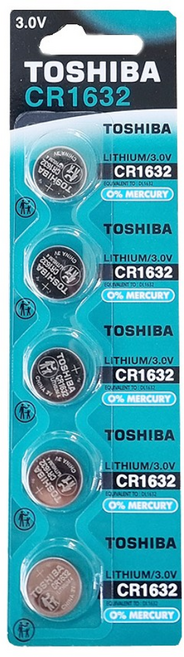 도시바 CR1632 리튬전지 3V 5알, 5개입, 1개