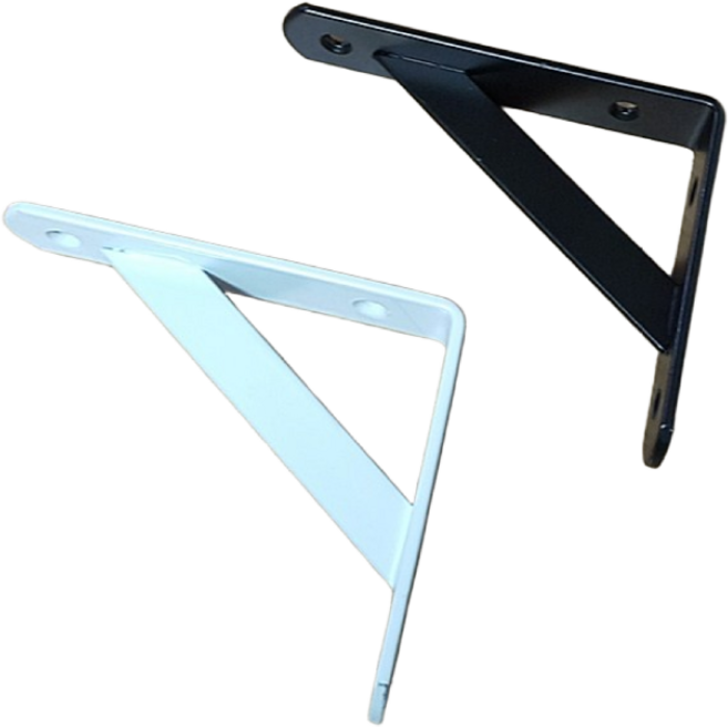 ㄱ자 선반 받침대, 2개, 흑색(대)