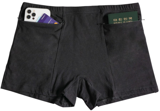 제품공감 도난 방지 내부 지퍼 팬티 소매치기 유럽 여행 여권