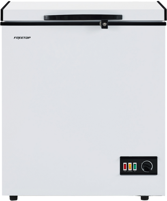프리탑 미니냉동고 소형 원룸 가정용 아이스크림냉동고 영업용 100L, 화이트, FTO-F100WF