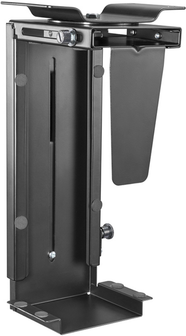 엔산마운트 CB-01 PC홀더 컴퓨터 본체 거치대 데스크탑 받침대, 블랙, 1개