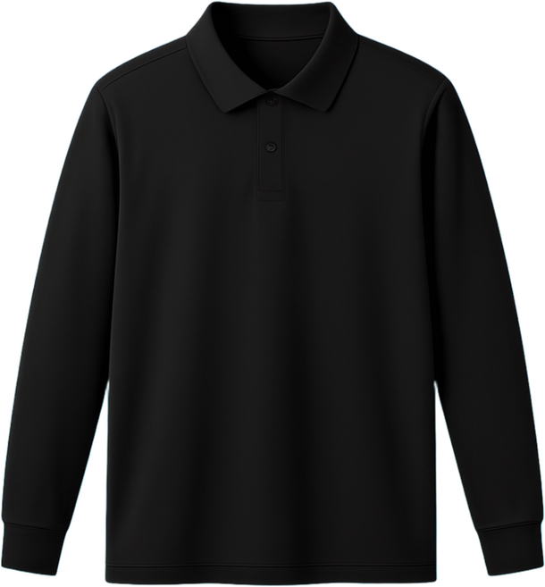 쿨론 긴팔 카라티 남여공용 기능성 폴로셔츠 무지 단체복 흡한속건 냉감 카라티