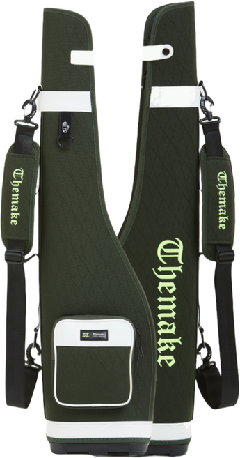 더메이크 NEW 디럭스 골프 스탠드 하프백, 그린