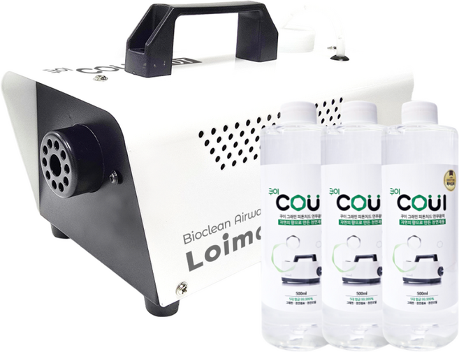 쿠이 로이만 피톤치드 연무기 400T 탈취제 + 그래핀 전용액 1500ml 세트, 1개