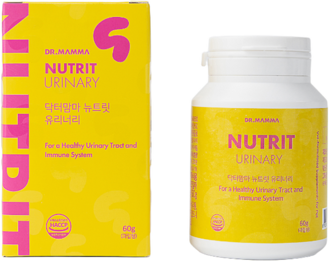 닥터맘마 반려동물 뉴트릿 영양제, 유리너리+결석, 60g, 1개