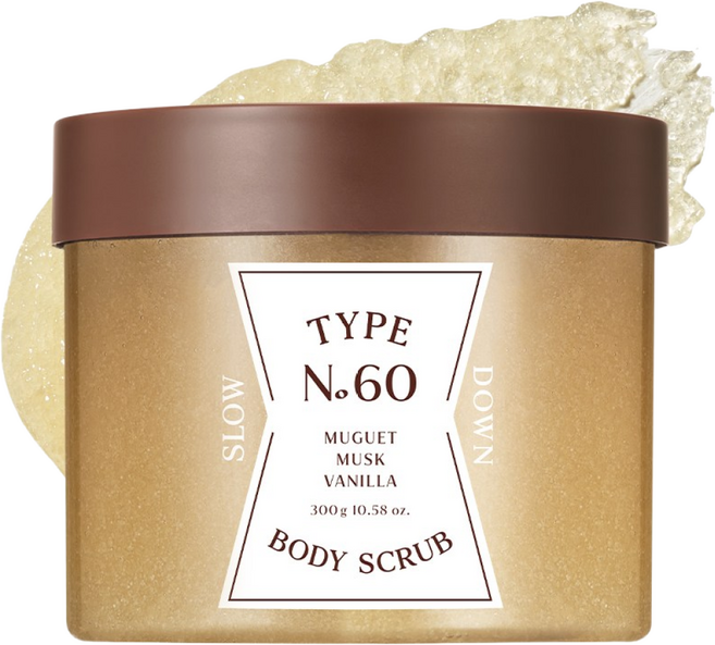 타입넘버 바디스크럽, no.60 슬로우다운, 1개, 300g