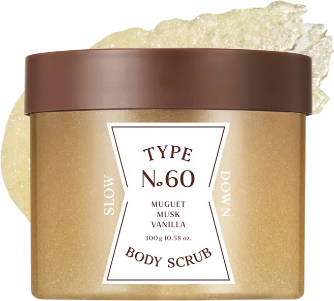 타입넘버 바디스크럽, no.60 슬로우다운, 1개, 300g - 쿠팡