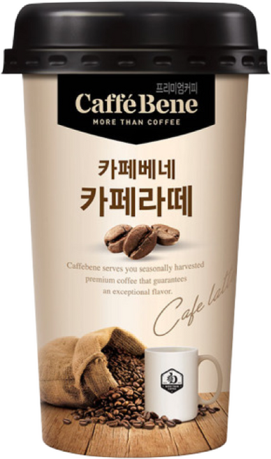 카페베네 카페라떼, 200ml, 30개