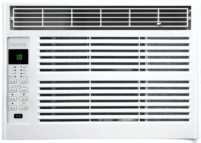 누비아 창문형 에어컨 간편 자가설치 파워냉방 저소음 창틀