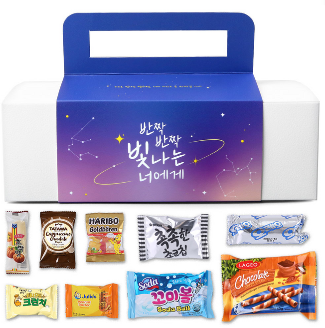 한봄 시험간식 수능 단체 간식꾸러미 합격 기원 만원 선물, 1세트, 2호 오레오+하리보+호박엿