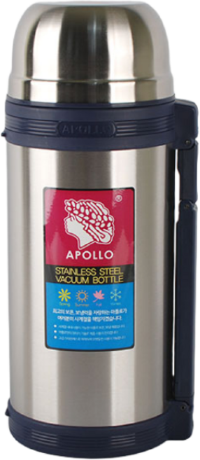 아폴로 보온병1.8리터 AP1800, 실버, 1.8L, 1개