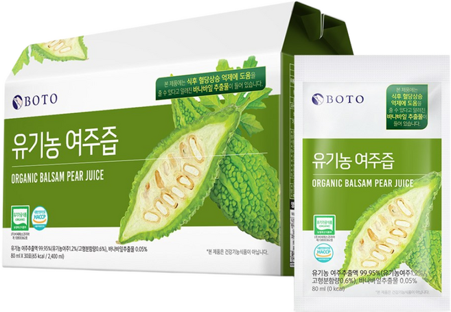 보뚜 유기농 여주즙, 2.4L, 1개