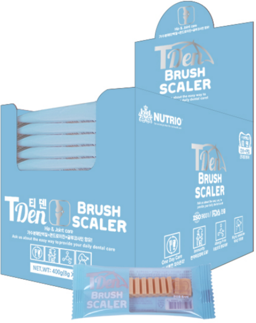 뉴트리오 강아지 티덴 브러쉬 덴탈껌 50p, 관절케어, 400g, 1개