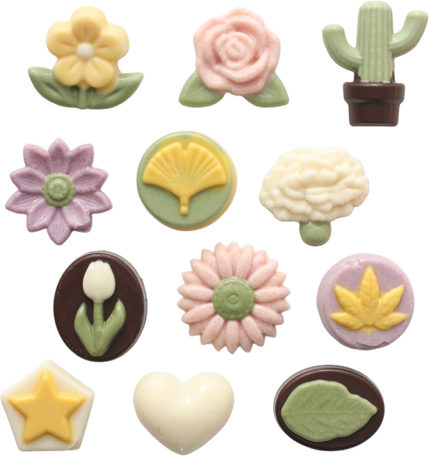 엠케이크 메이드초콜릿 꽃 초콜릿 만들기 세트, 240g, 1세트