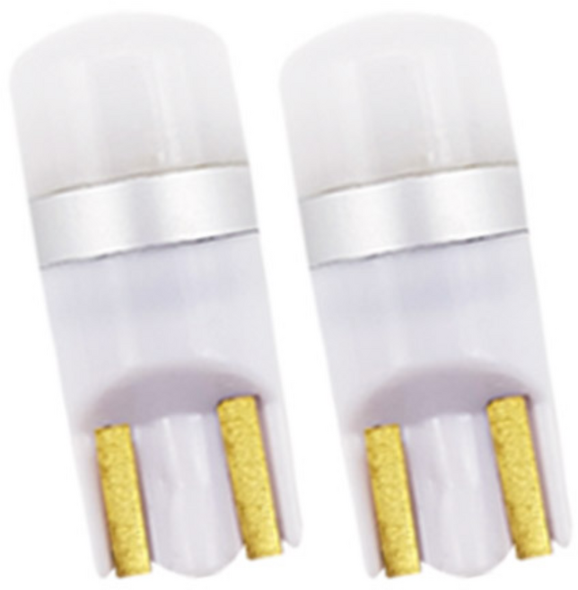 12V T10 면발광 LED 차폭등 번호판등, 2개, 화이트