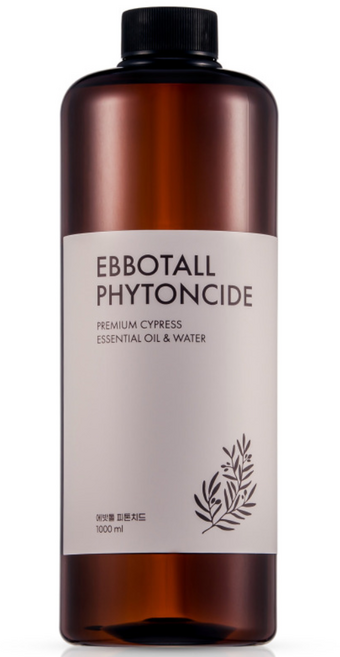 에밧톨 천연 피톤치드 원액 편백스프레이 100% 에센셜오일, 1개, 1L