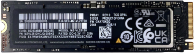 삼성전자 삼성 PM9A1 M.2 NVMe 벌크 512GB