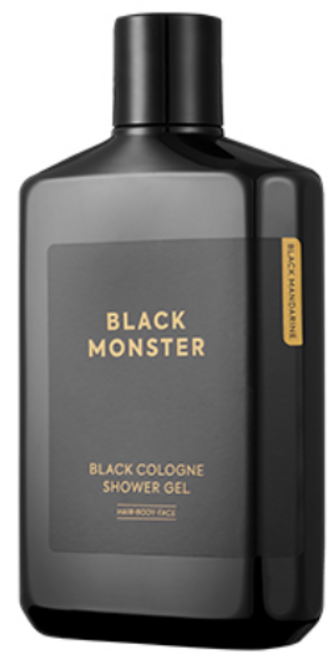 블랙몬스터 블랙 코롱 샤워젤 블랙머스크, 250ml, 1개