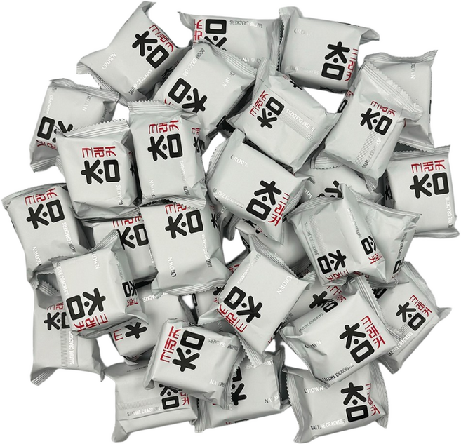 크라운 참크래커 과자 대용량 크래커 비스킷 40개(개별포장), 40개