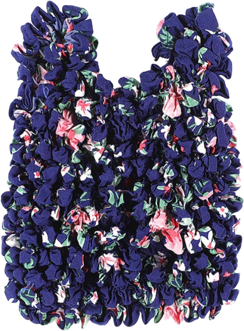 바닐라그라스 블라썸 요술 장바구니, 2개, 블라썸 네이비