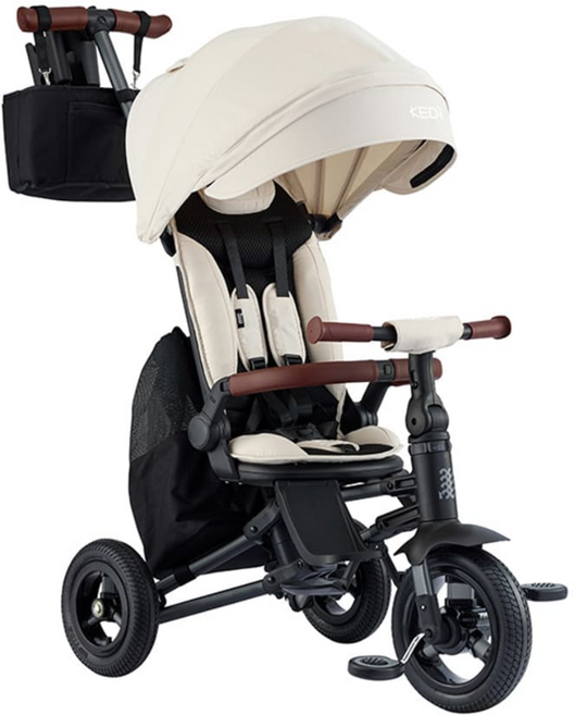 2026년형 삼천리자전거 케디 플러스 유모 자전거, 1개, 오트밀