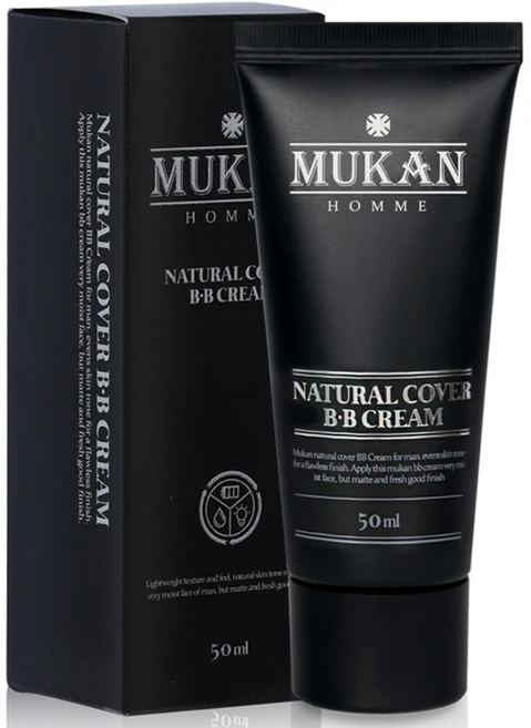 무칸 옴므 내츄럴 커버 비비크림 50ml, 내추럴, 1개 - 쿠팡