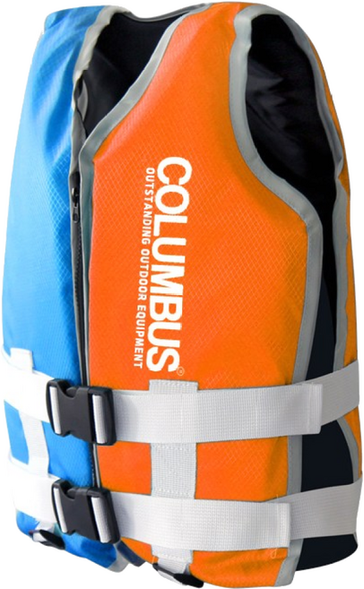 콜럼버스 수량 5000장 KC인증 S M L XL 세이프 패밀리 구명조끼 라이프자켓, S2_형광(35~45kg)