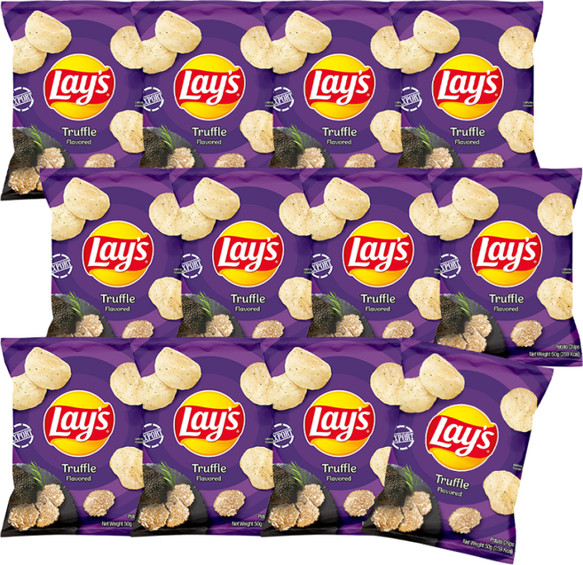 레이즈 미국 감자칩 트러플감자칩 lay, 50g, 12개